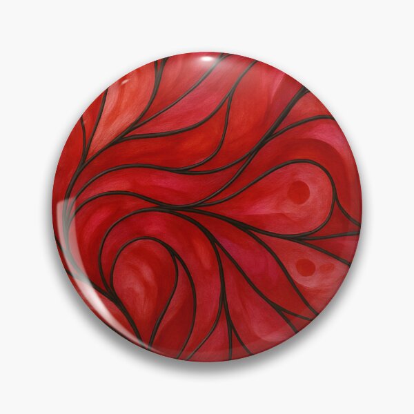 Item preview, Stained Glass-Inspired Red Flow Pattern designed and sold by Pacika.
