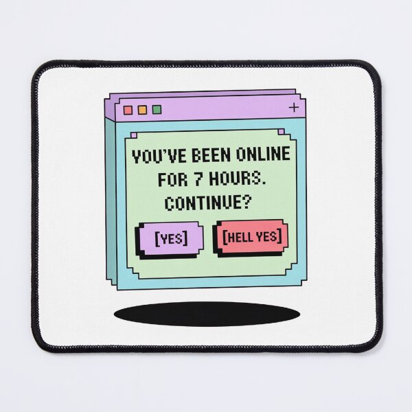 Item preview, Funny Pixel Continue Bar Gift For Gamers designed and sold by MonkiFlipp.