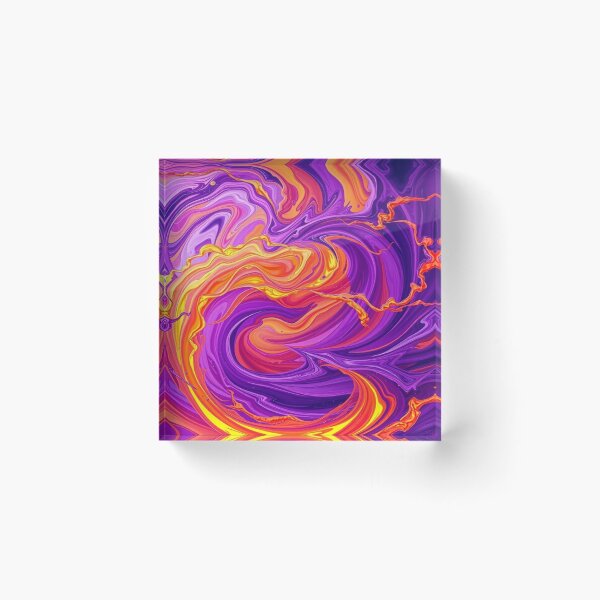 Item preview, Vibrant Abstract Dreamscape – Flood of colors meets dynamic forms in surreal harmony designed and sold by FotoworldEdel.