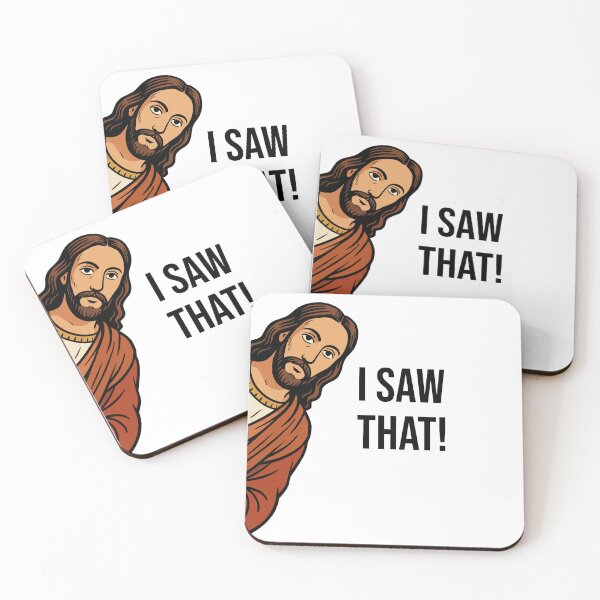 Item preview, Jesus "I saw that" Meme designed and sold by FarieArt.