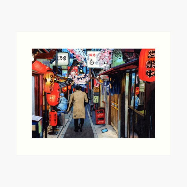 Item preview, Memory Lane Tokyo in Spring designed and sold by ErinNicholls.