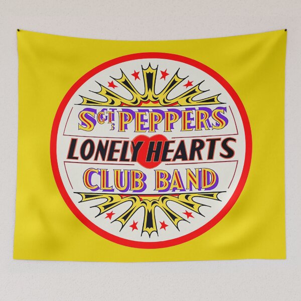 Item preview, Alternative, rare, unused SGT Pepper Album cover Drum Skin art design designed and sold by Kludoman.