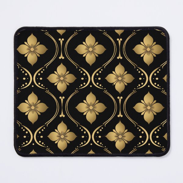 Item preview, GOLD AND BLACK FLOWERS AND STARS designed and sold by WendyMaree.