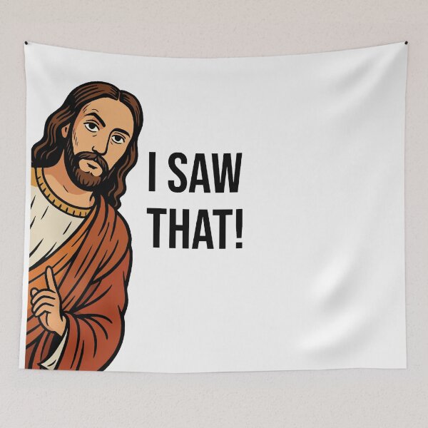Item preview, I saw that ,Funny Jesus Meme designed and sold by FarieArt.