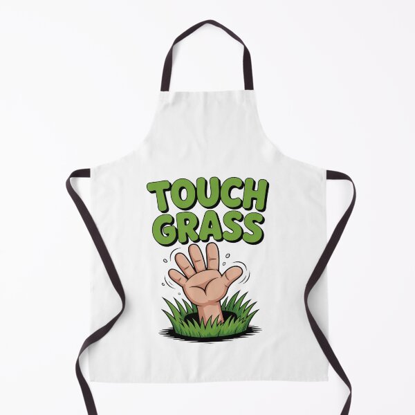 Item preview, Funny Cartoonish Gift For Nerds Go Touch Grass designed and sold by MonkiFlipp.