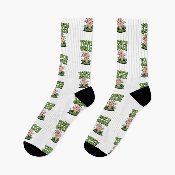 Item preview, Funny Cartoonish Gift For Nerds Go Touch Grass designed and sold by MonkiFlipp.