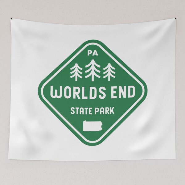 Item preview, Worlds End State Park Pennsylvania Rhombus designed and sold by bivenart.