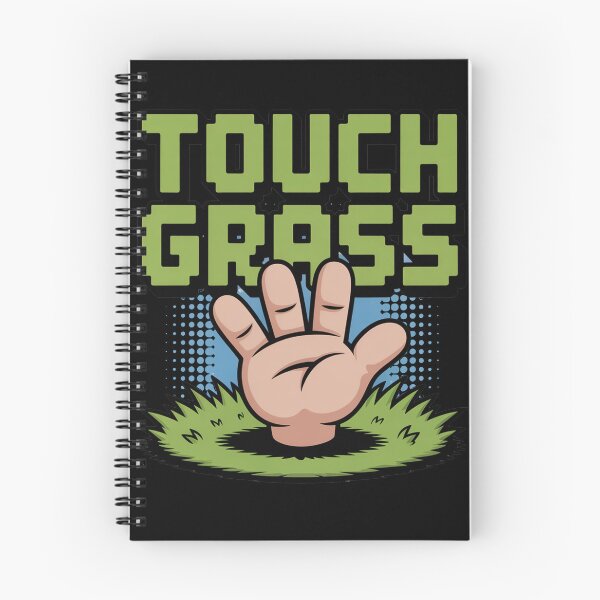 Item preview, Funny Cartoonish Gift For Nerds Go Touch Grass designed and sold by MonkiFlipp.