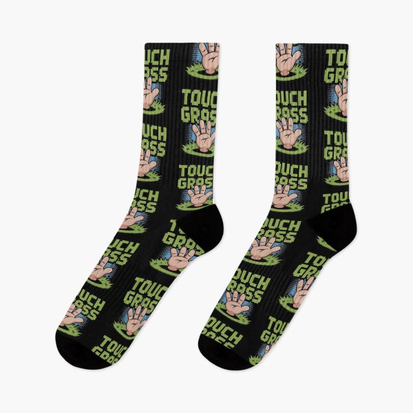 Item preview, Funny Cartoonish Gift For Nerds Go Touch Grass designed and sold by MonkiFlipp.