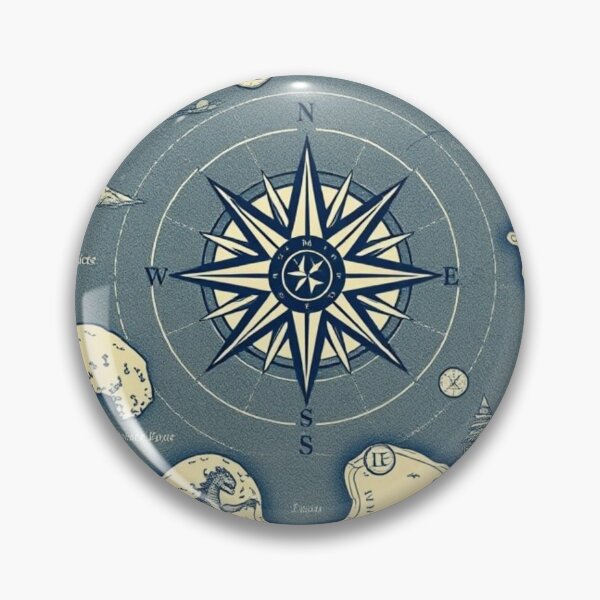 Item preview, Old Sea Map with Compass Rose designed and sold by Shop9999.