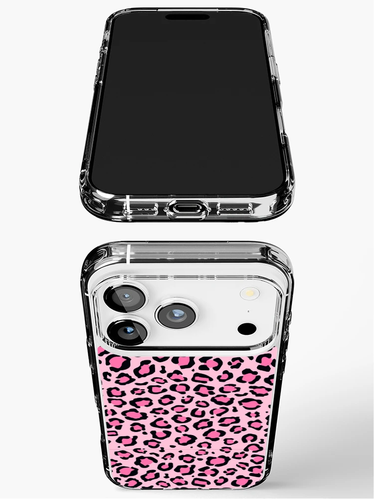 Thumbnail 3 of 5, iPhone Case, Pink Leopard Print Pattern  designed and sold by MyTribePatterns.