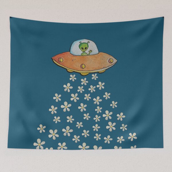 Item preview, Alien Greetings & Daisy Rain – Vintage Space Vibes designed and sold by KawaiiNugs.