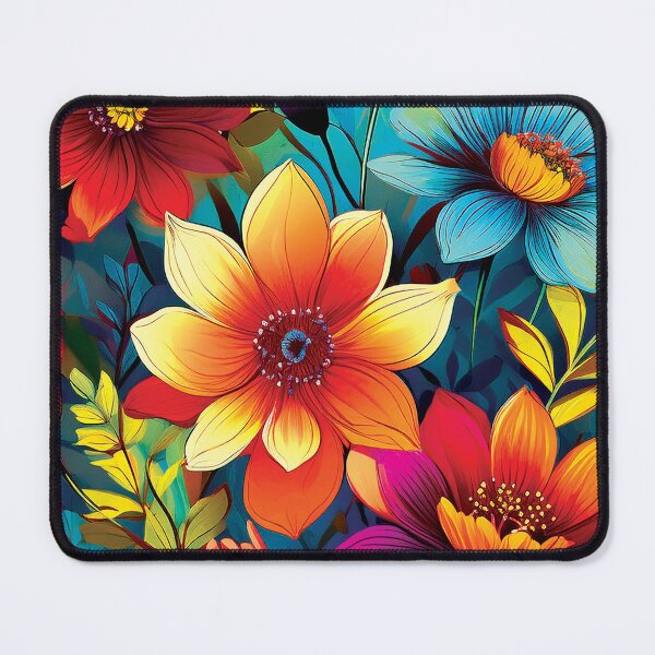 Item preview, Pretty Colorful Flowers designed and sold by CharlottePlaceArt.