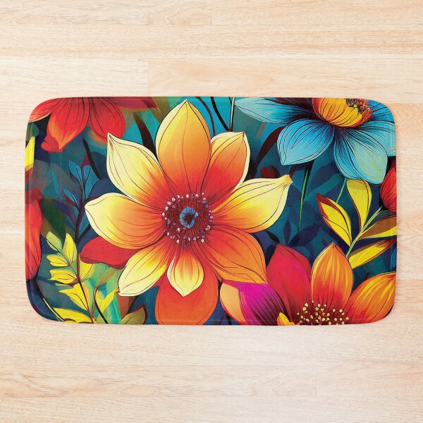 Item preview, Pretty Colorful Flowers designed and sold by CharlottePlaceArt.