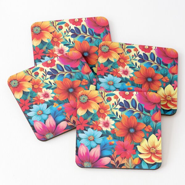 Item preview, Pretty Colorful Flowers designed and sold by CharlottePlaceArt.