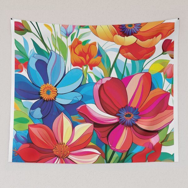 Item preview, Pretty Colorful Flowers designed and sold by CharlottePlaceArt.