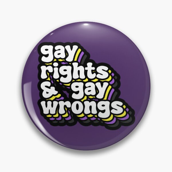 Item preview, GAY RIGHTS & GAY WRONGS (Enby 2) designed and sold by MaidenofIron157.