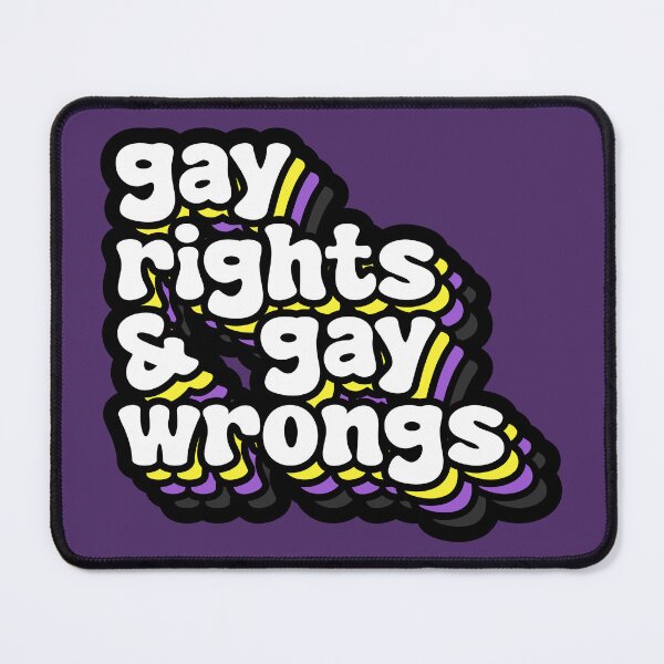 Item preview, GAY RIGHTS & GAY WRONGS (Enby 2) designed and sold by MaidenofIron157.