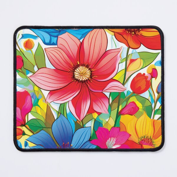 Item preview, Pretty Colorful Flowers designed and sold by CharlottePlaceArt.