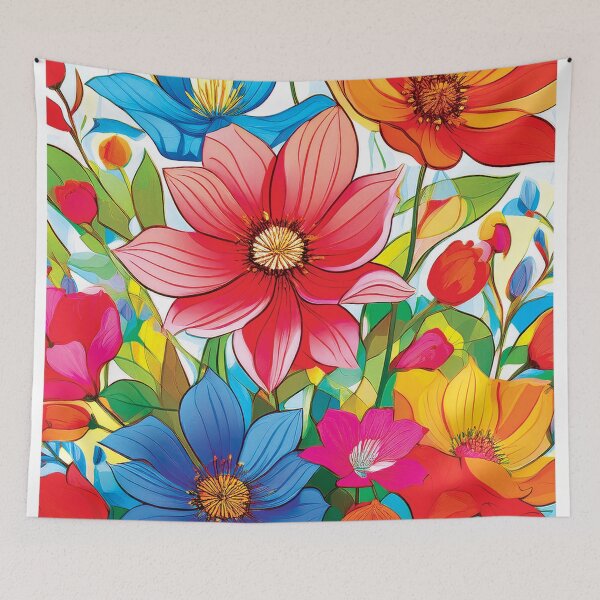 Item preview, Pretty Colorful Flowers designed and sold by CharlottePlaceArt.