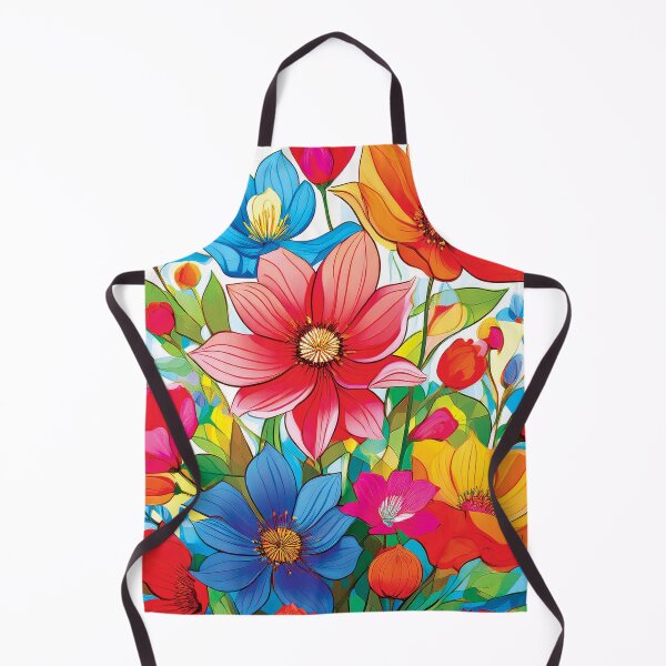Item preview, Pretty Colorful Flowers designed and sold by CharlottePlaceArt.