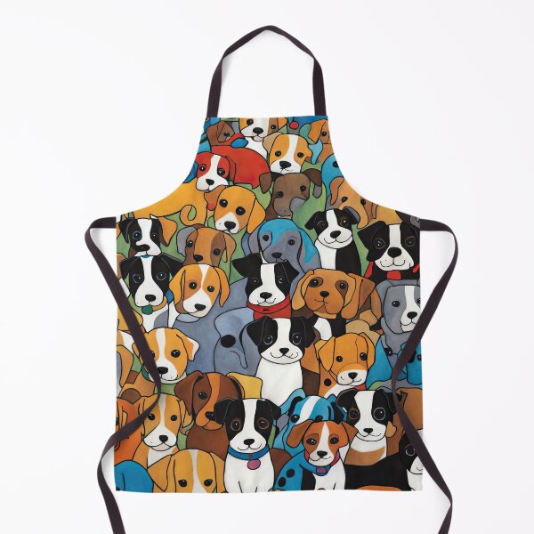 Item preview, Copy of Folk Art Field of Puppies designed and sold by Colin Bentham.