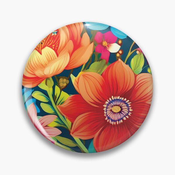 Item preview, Pretty Colorful Flowers designed and sold by CharlottePlaceArt.