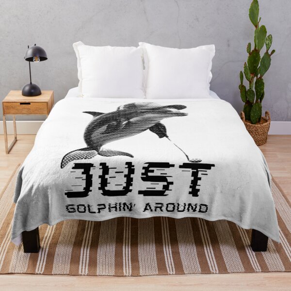 Item preview, Just Golfing Around Funny Dolphin Golf Player designed and sold by TrueArtsStore.