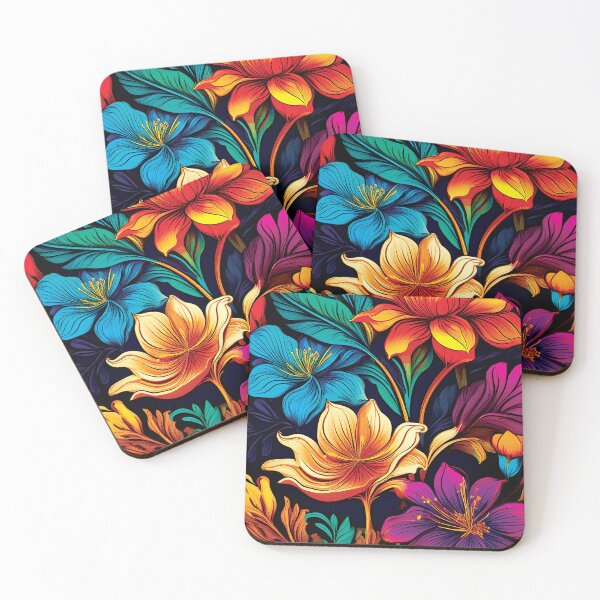 Item preview, Pretty Colorful Flowers designed and sold by CharlottePlaceArt.