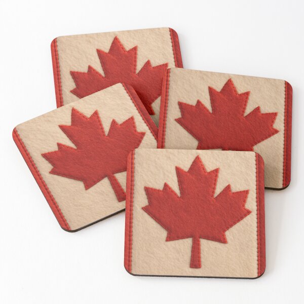 Item preview, Felt Canadian Flag with Maple Leaf Detail designed and sold by PMG Shop.