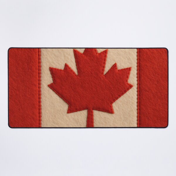 Item preview, Felt Canadian Flag with Maple Leaf Detail designed and sold by PMG Shop.
