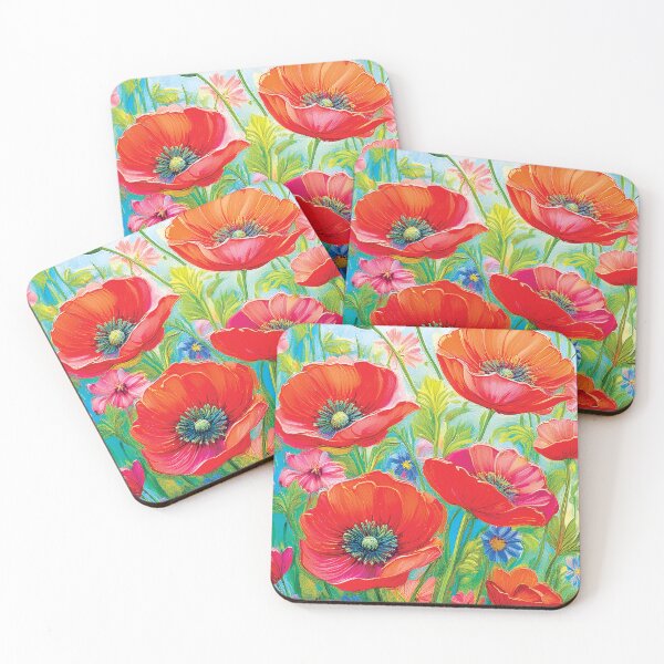 Item preview, Pretty Colorful Flowers designed and sold by CharlottePlaceArt.