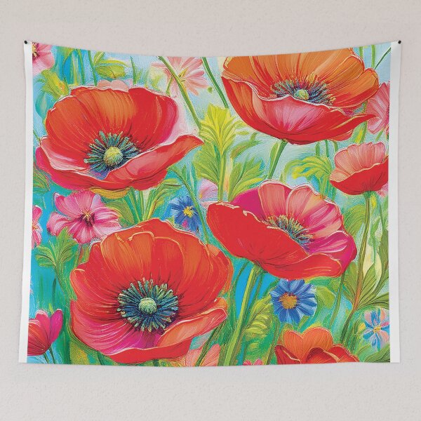 Item preview, Pretty Colorful Flowers designed and sold by CharlottePlaceArt.