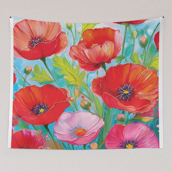 Item preview, Pretty Colorful Flowers designed and sold by CharlottePlaceArt.