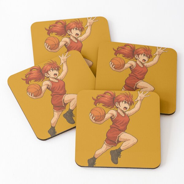 Item preview, Basketball Girl Mid-Air Shot designed and sold by Rheves.