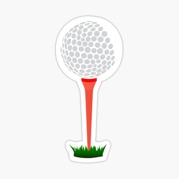 Golf Tee Sticker