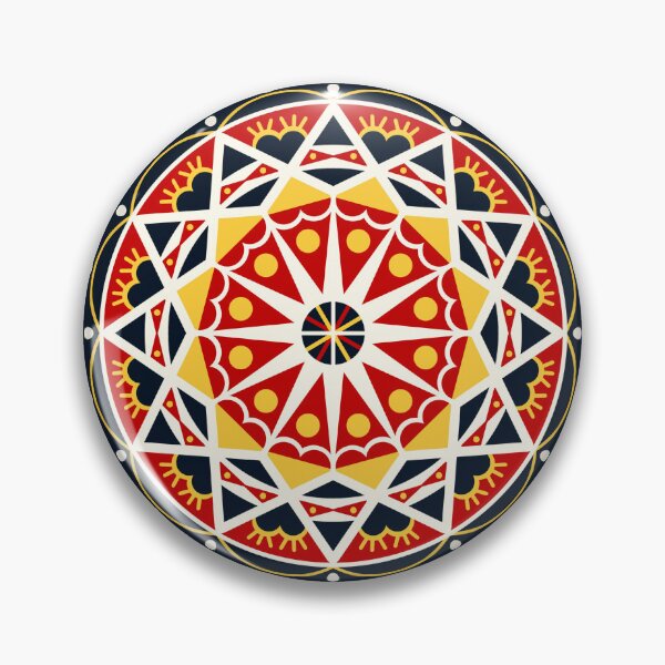 Item preview, Ukrainian Traditional Solar White, Black, Red, and Gold Pattern designed and sold by FreiherrPK.