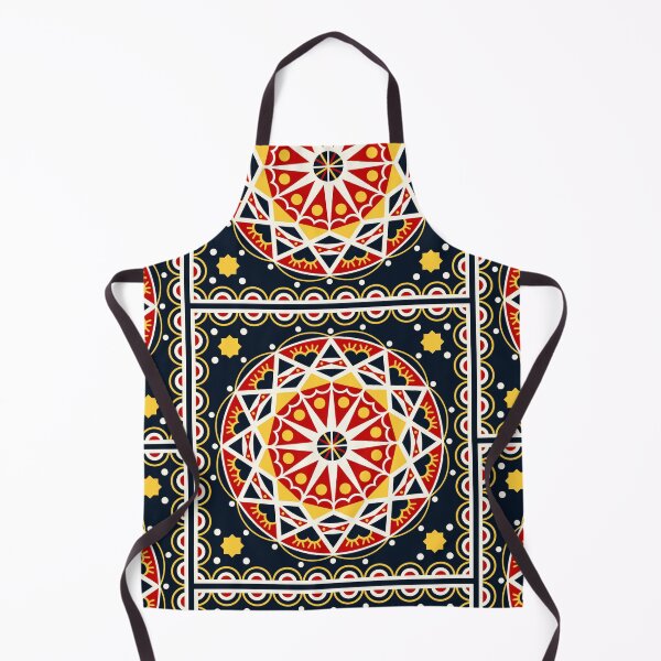 Item preview, Ukrainian Traditional Solar White, Black, Red, and Gold Pattern designed and sold by FreiherrPK.
