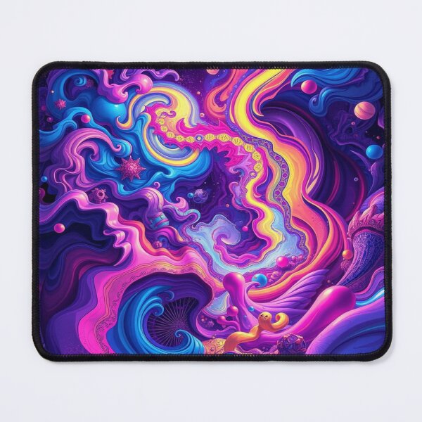 Item preview, Vibrant Abstract Dreamscape – Flood of colors meets dynamic forms in surreal harmony designed and sold by FotoworldEdel.