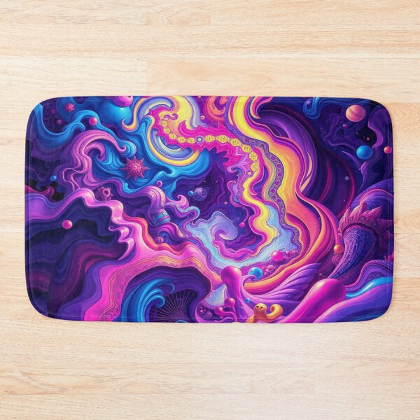 Item preview, Vibrant Abstract Dreamscape – Flood of colors meets dynamic forms in surreal harmony designed and sold by FotoworldEdel.