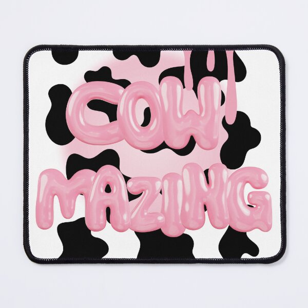 Item preview, Cowmazing Art Amazing Cow Pink designed and sold by graphnat.