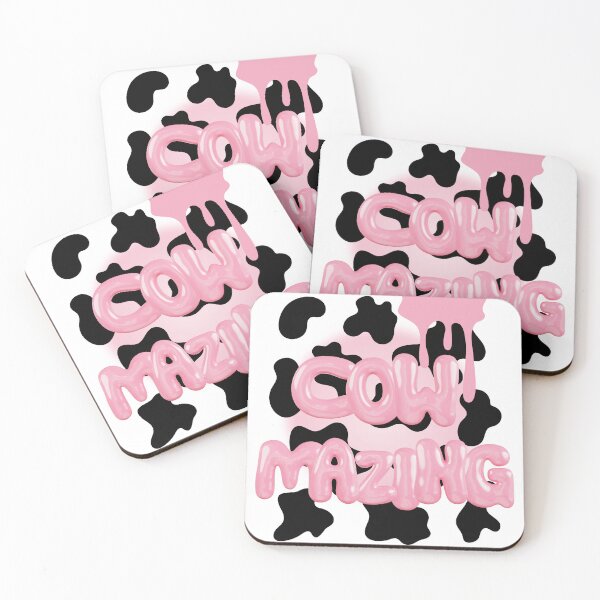 Item preview, Cowmazing Art Amazing Cow Pink designed and sold by graphnat.