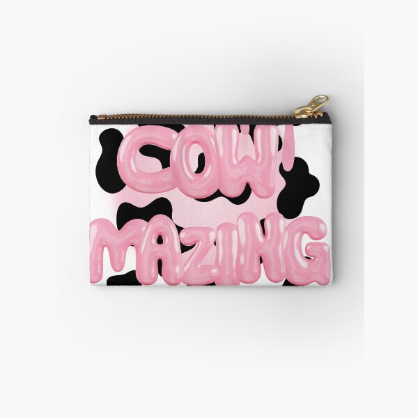 Item preview, Cowmazing Art Amazing Cow Pink  designed and sold by graphnat.