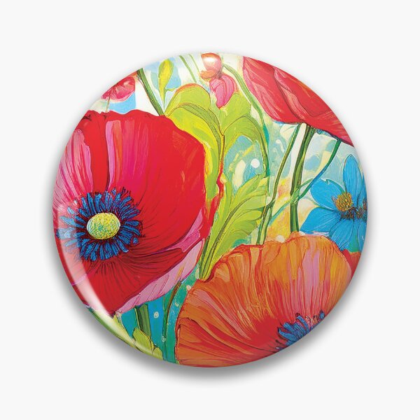 Item preview, Pretty Colorful Flowers designed and sold by CharlottePlaceArt.