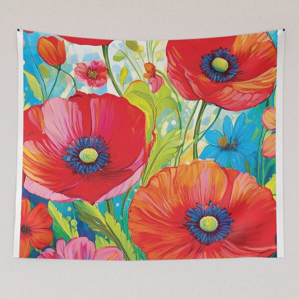 Item preview, Pretty Colorful Flowers designed and sold by CharlottePlaceArt.