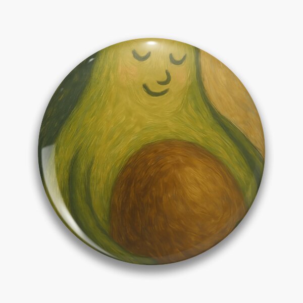 Item preview, Pregnant Avocado – Wholesome Maternity Art designed and sold by Cuddly-Cottons.