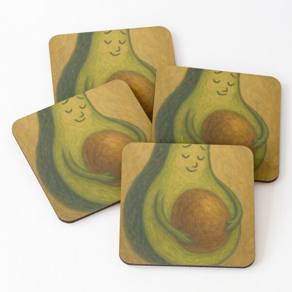 Item preview, Pregnant Avocado – Wholesome Maternity Art designed and sold by Cuddly-Cottons.