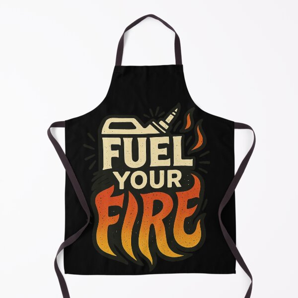 Item preview, Fuel Your Fire – Motivational Flame Typography Design designed and sold by Rushurban.