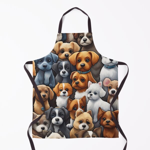 Item preview, Folk Art Field of Puppies designed and sold by Colin Bentham.