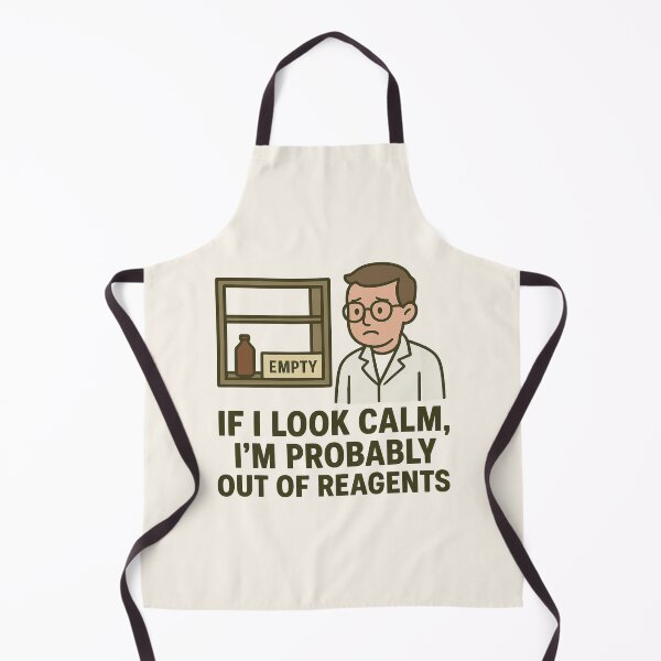 Item preview, Lab Tech Humor – Out of Reagents Funny Science Quote designed and sold by Viltogvakkertstudio.